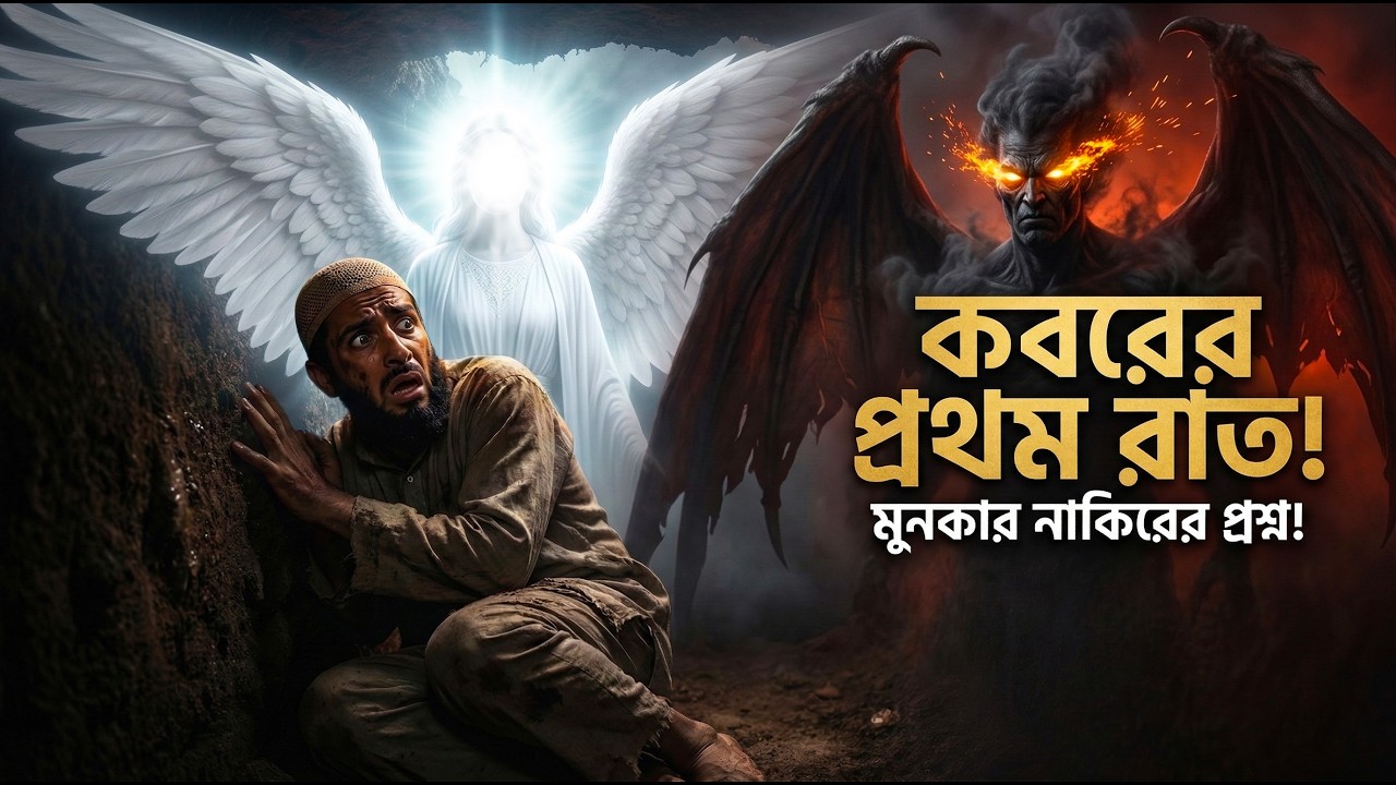 মৃত্যুর পর কী ঘটে মানুষের সাথে? কবরের সেই ভয়ংকর রাত |  #islamicstory