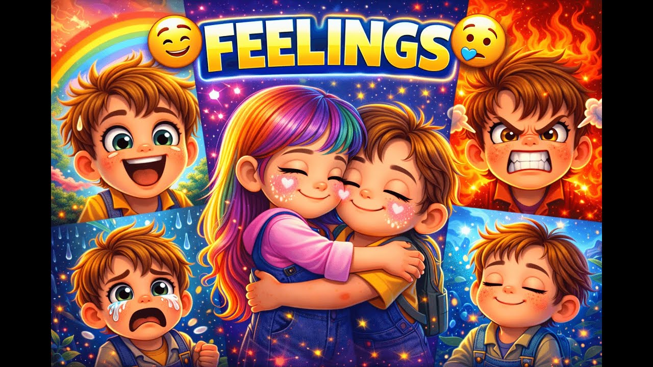 Feelings World – Happy, Sad, Angry, Calm 😊😢😡😌 Alex & Lily | Kids 3D Animation