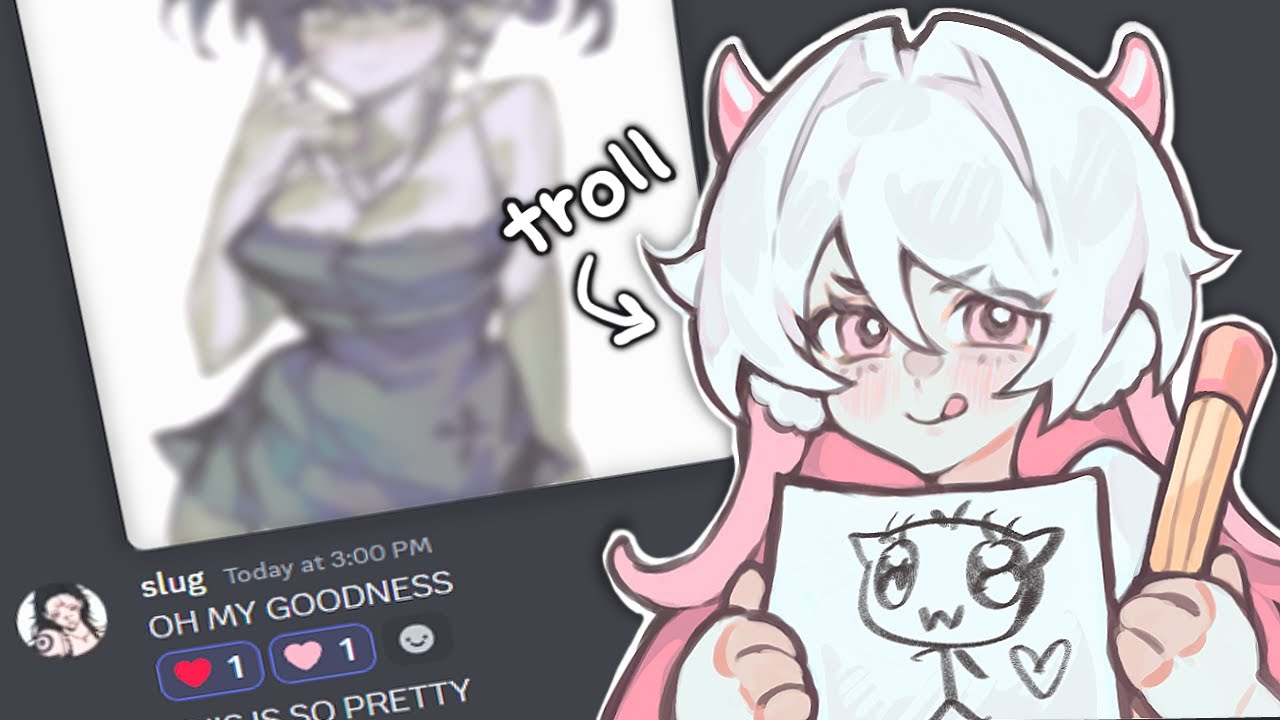 Pretending I SUCK at Art… then SURPRISE people! ✨ (pro version)