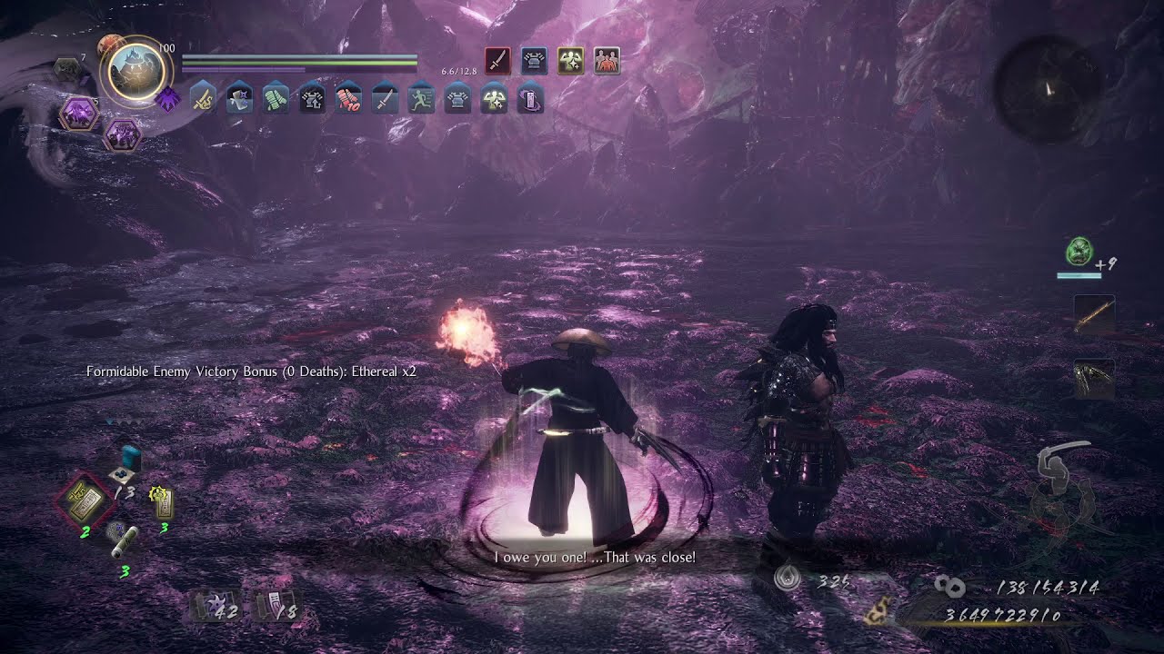 Nioh 2 - Depths of the Underworld Floor 30 (Stone of Penance +9)