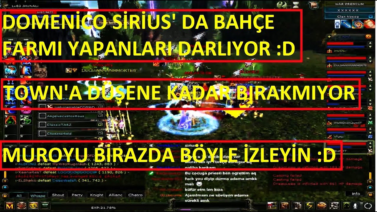 Domenico Db Pri İle Bahçivanları Darlıyor - Towna Düşene Kadar Yakalarını Bırakmadı :D-Knight Online