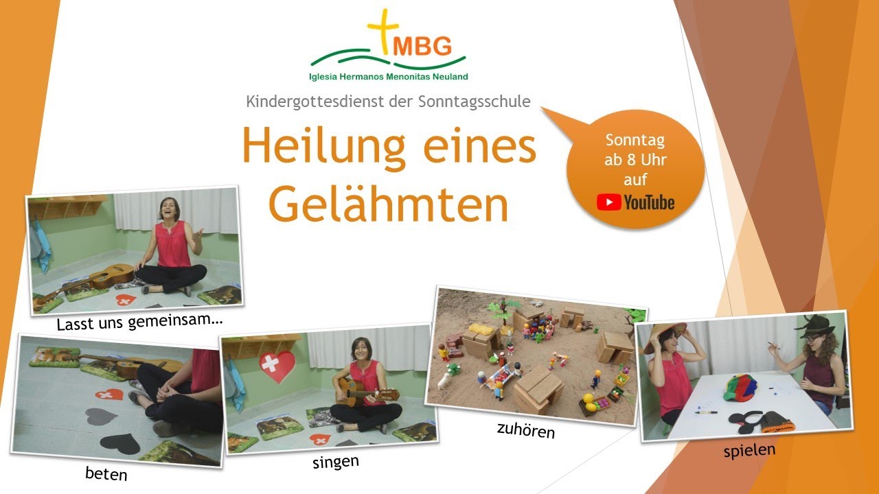 Kindergottesdienst: Heilung eines Gelähmten – MBG Neuland Sonntagsschule