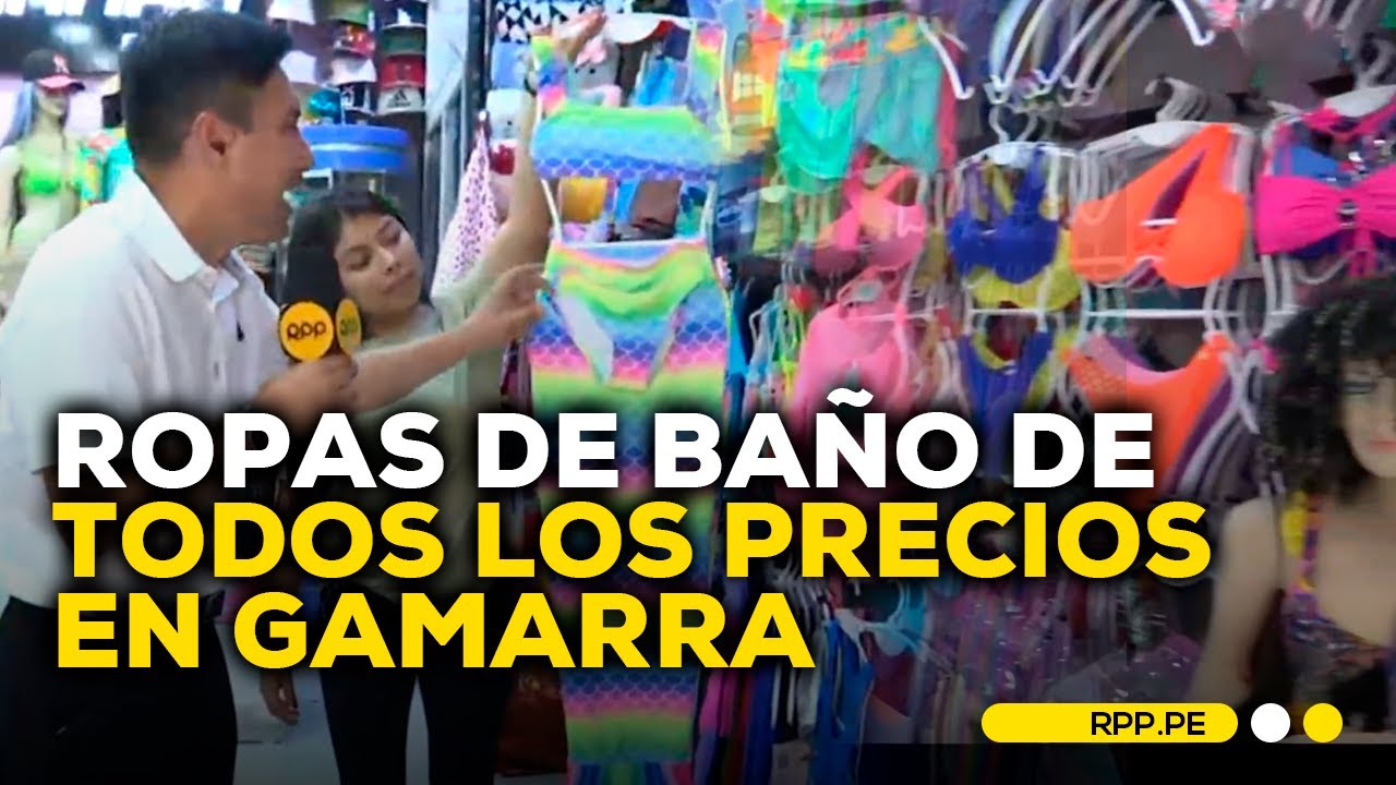 Gamarra ofrece ropas de baño para todos los gustos y presupuestos 
