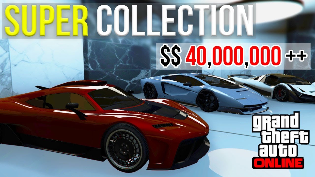 Super Car Collection (20 Cars) with Real Life Cars | GTA 5 Garage Tour