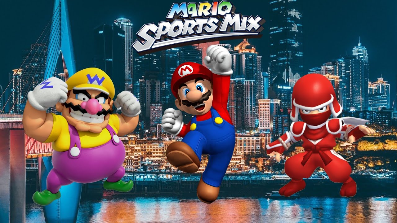 Mario Sports Mix - Basketball Tournament Ep. 329: Mushroom Cup (3 Players, Hard)