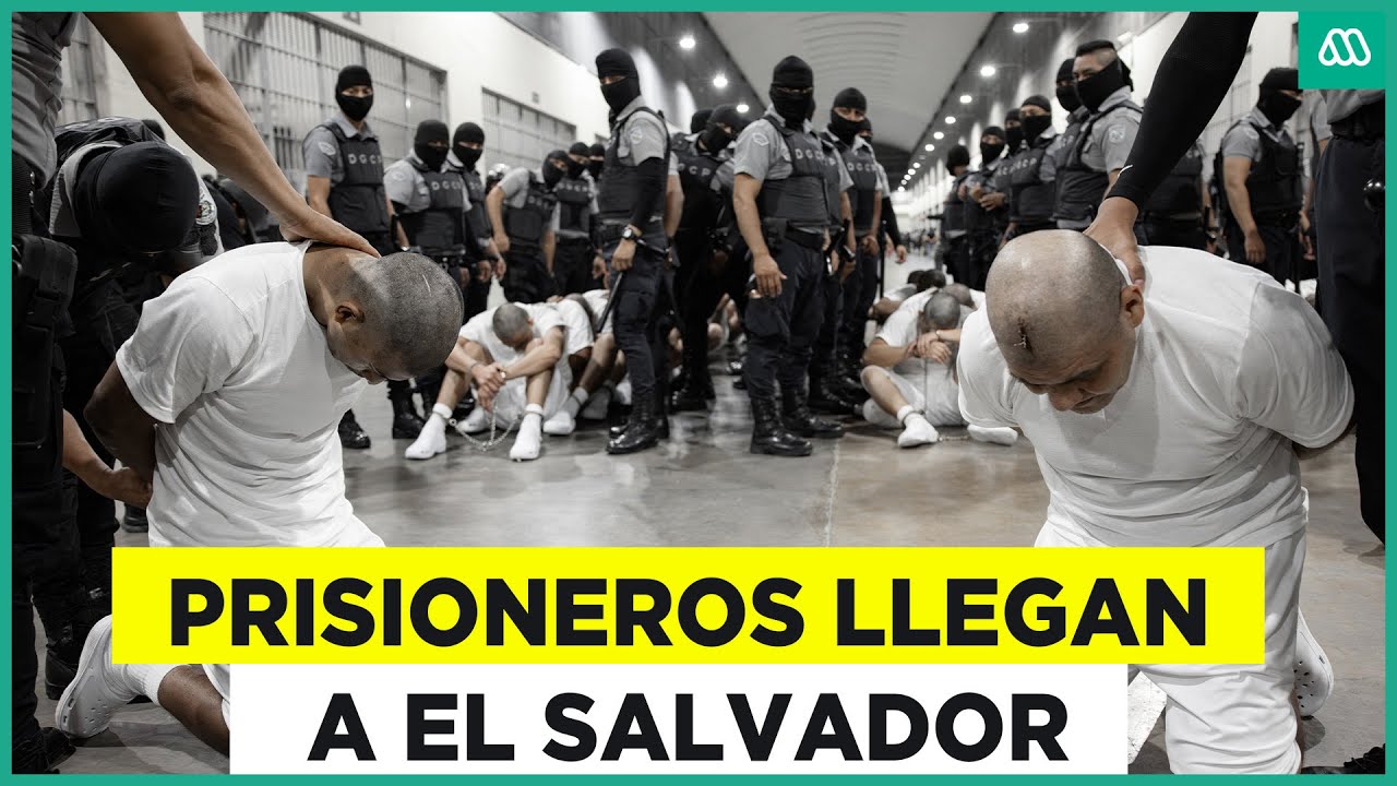 Prisioneros de Estados Unidos llegan a El Salvador: As&iacute; fue su impactante traslado