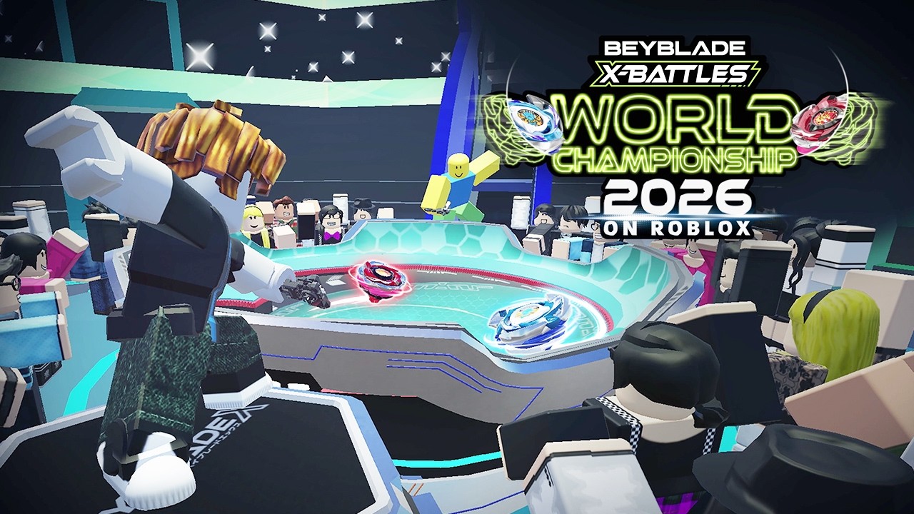 CAMPEONATO MUNDIAL DE BEYBLADE X-BATTLES 2026 EN ROBLOX | Tr&aacute;iler