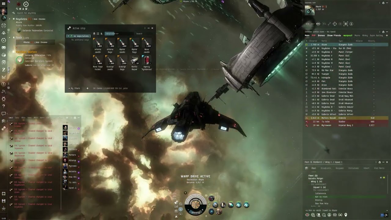Eve Online - Kenshin Katana. Faction Warfare PVP Roam