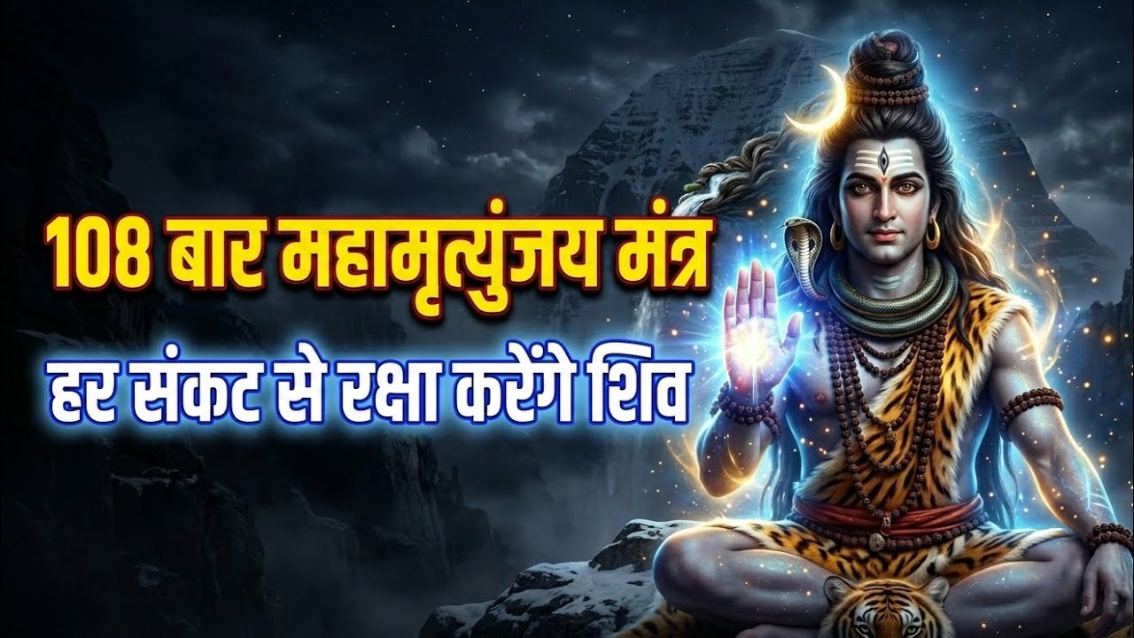 Maha Mrityunjaya Mantra 108 Times | महामृत्युंजय मंत्र 108 बार | Protection & Healing