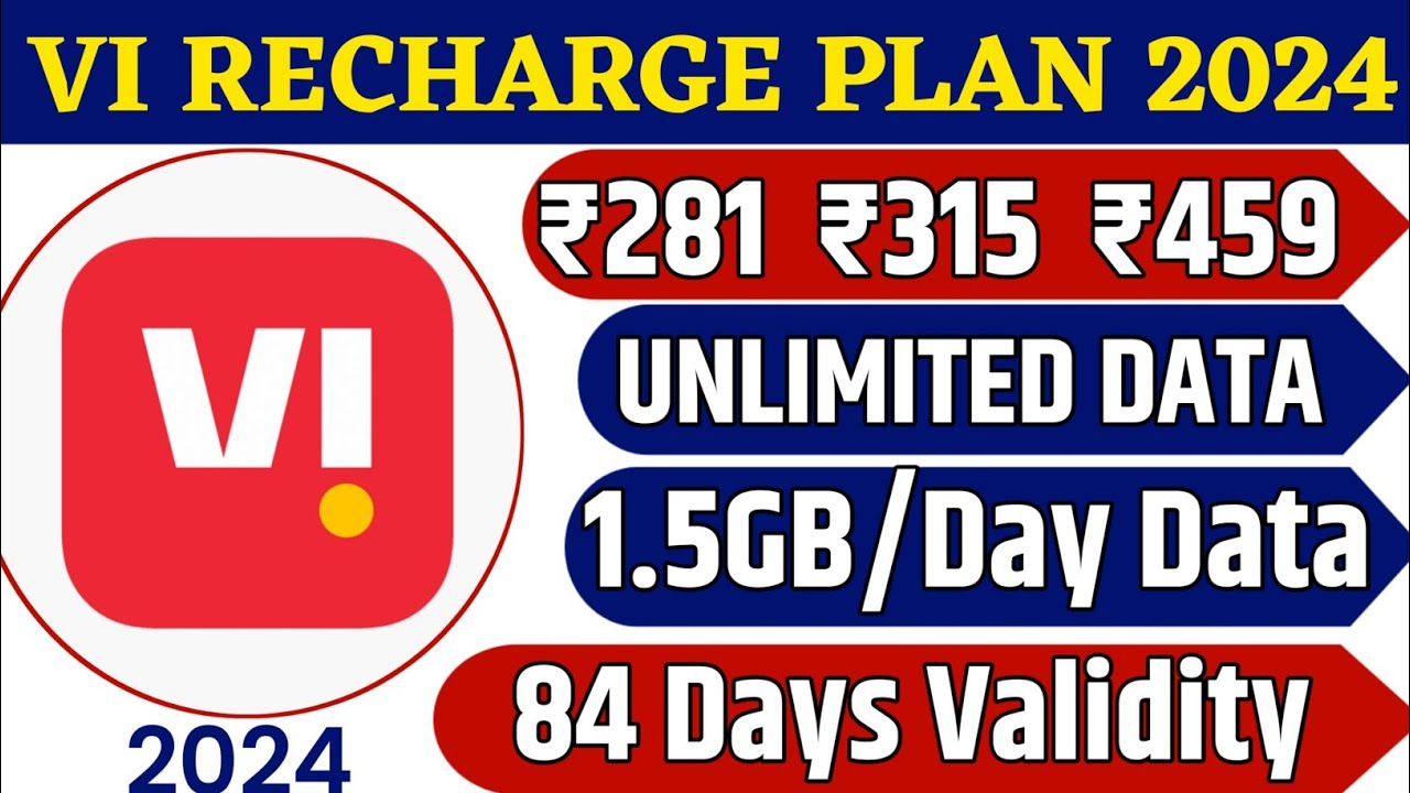 vi ka new prepaid recharge plan 2024 || vi new prepaid validity recharge plan | vi recharge new plan