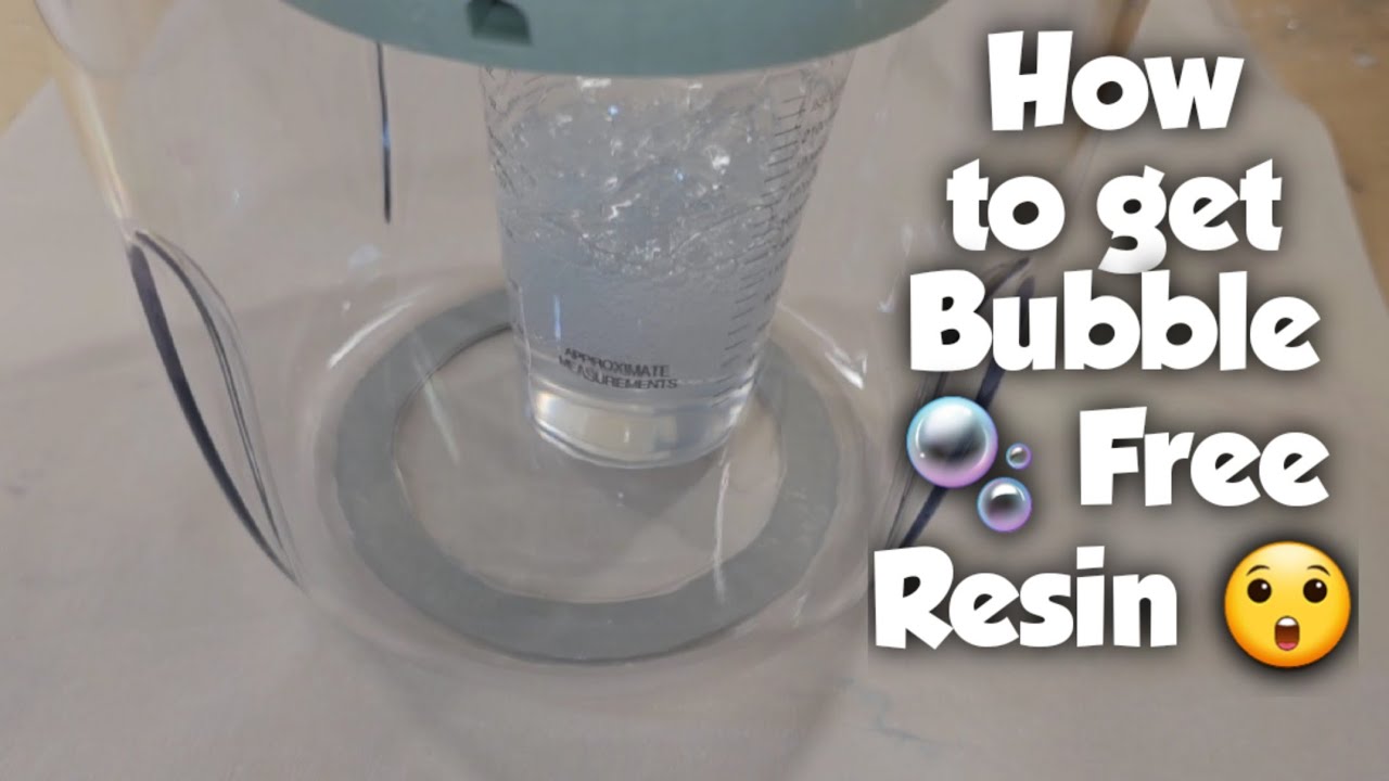 Trying Resiners Airless bubble removal machine