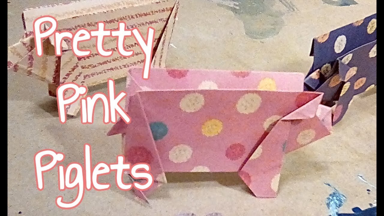 How to Fold a Origami Pig