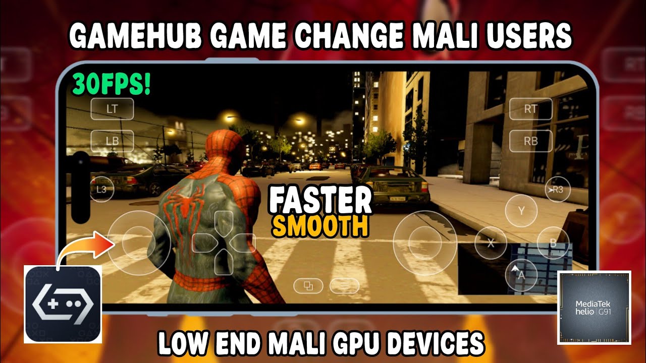 TRIED the amazing spider man 2 on low end Mali GPU devices gameplay+sutap