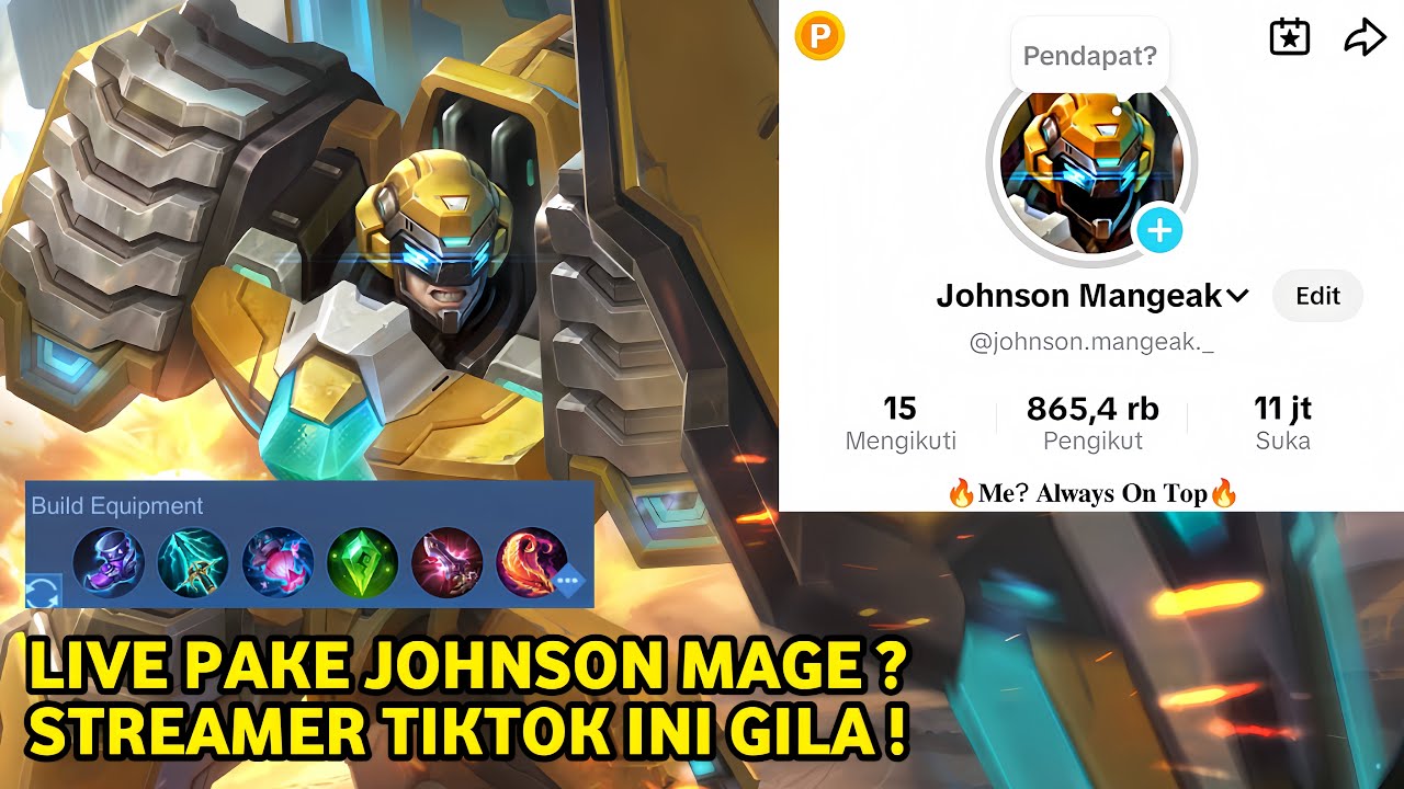JohnsonMangeak Live Johnson Mage