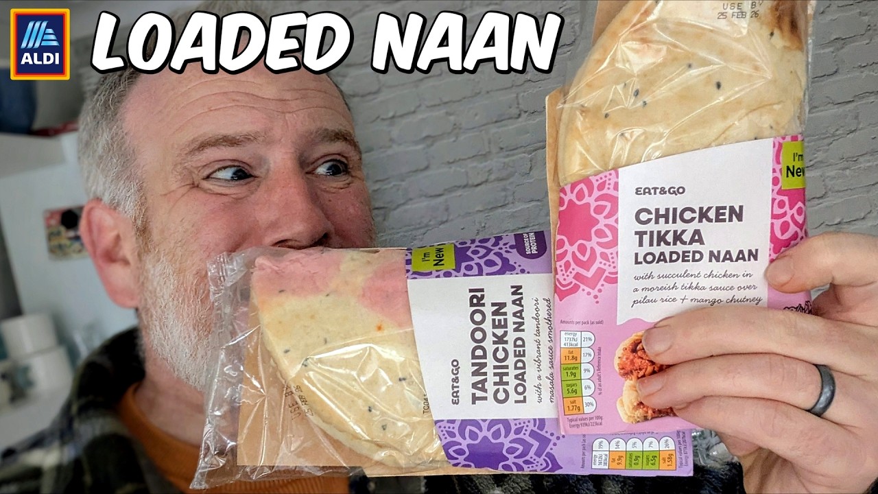 Лепешка наан с начинкой от Aldi