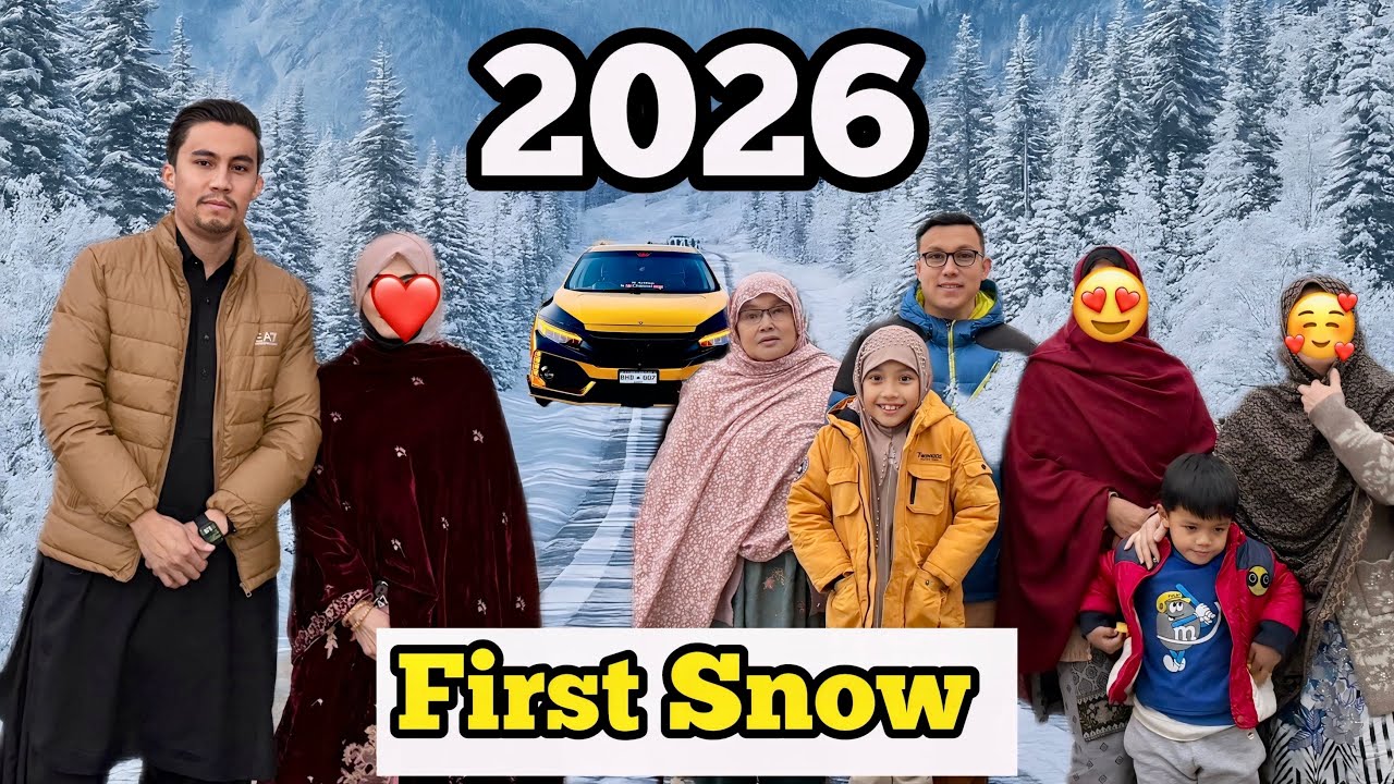 First Snow 2026 Quetta ☃️