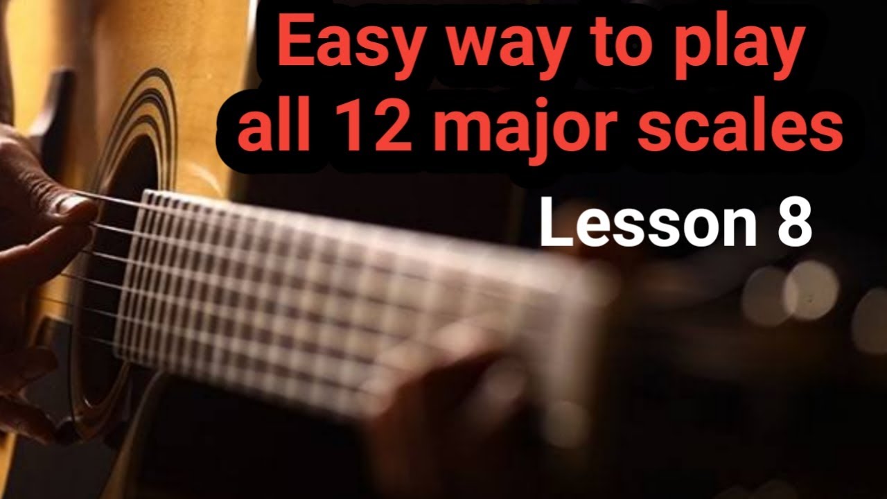Lesson 8|  How to play all 12 major scales easily (Telugu)