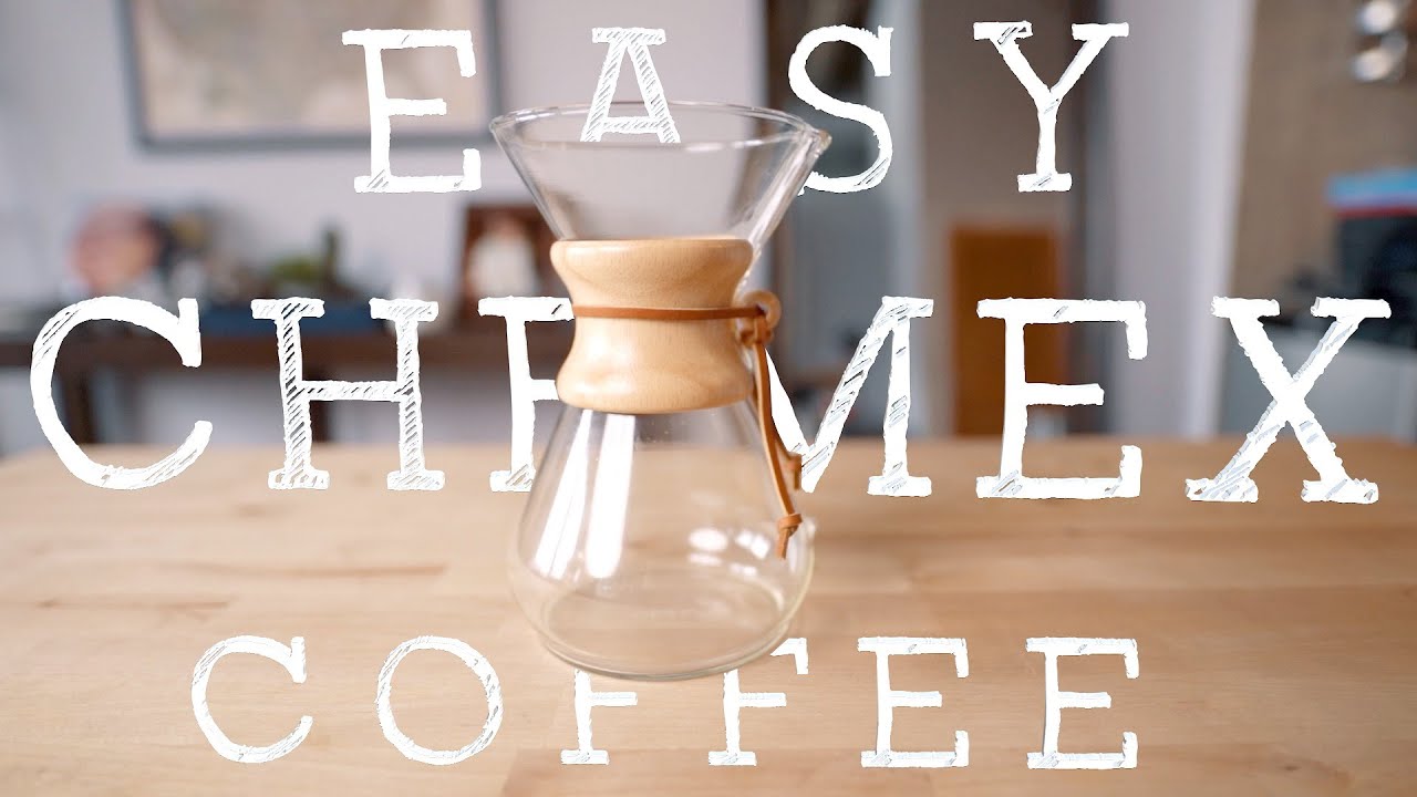 HOW TO MAKE CHEMEX COFFEE - the easiest way possible (no scale or timer required)