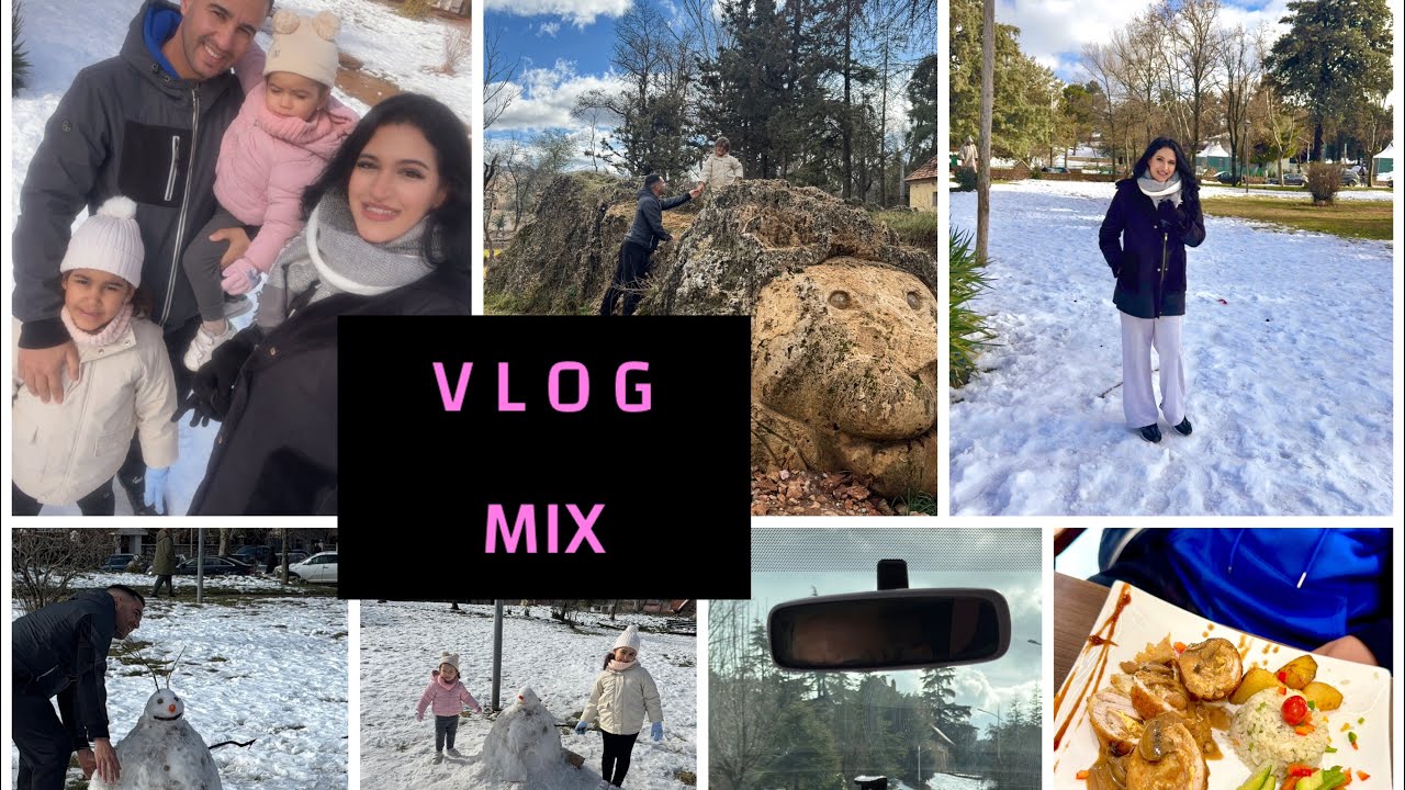 FUIMOS DE VACACIONES A IFREN ❄️ ذهبنا في عطلة إلى إفران + NOS LO PASAMOS GENIAL EN LA NIEVE ⛄️ 