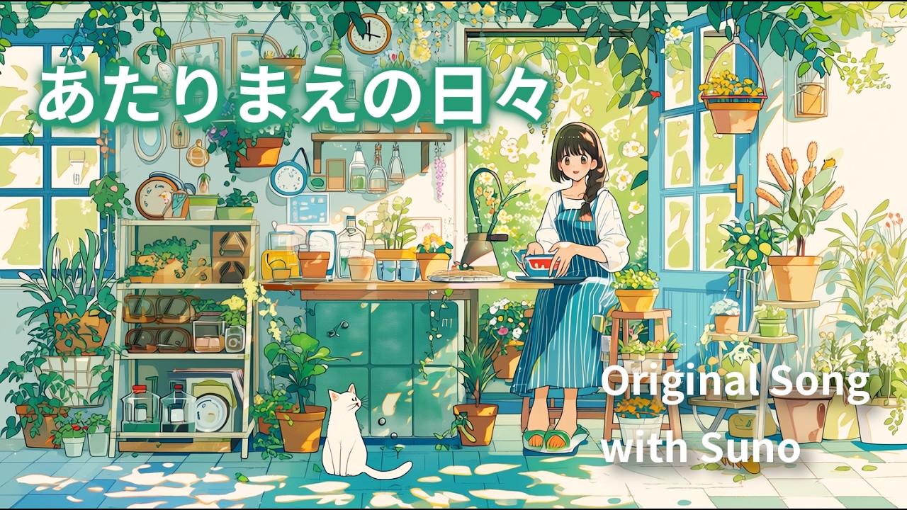 あたりまえの日々 / Tama Hana  【オリジナル曲】 (Music with Suno) #ヒーリング