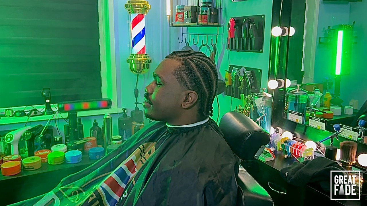 Taper Fade with Braids