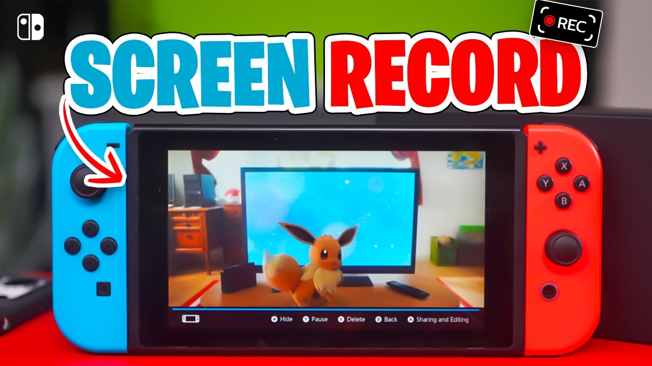 Вот как записывать экран на Nintendo Switch | Запись и обмен видео с экрана Nintendo Switch