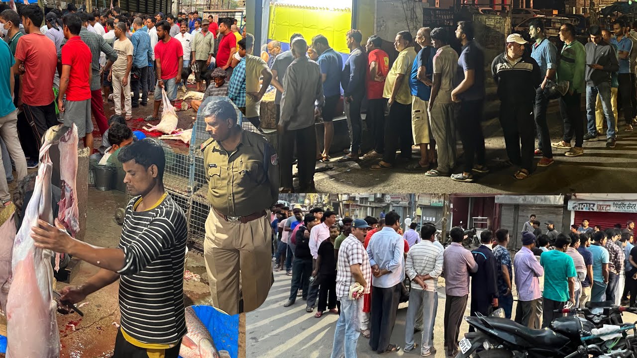 सुबह 3 बजे से Police वाले भी लाइन में लगे हुए Holi वाला Mutton खाने के लिए|Patna Holi|Zaika Patna Ka