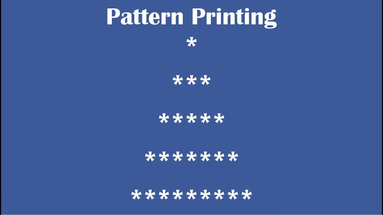 C Practical and Assignment Programs-Pattern Printing 8