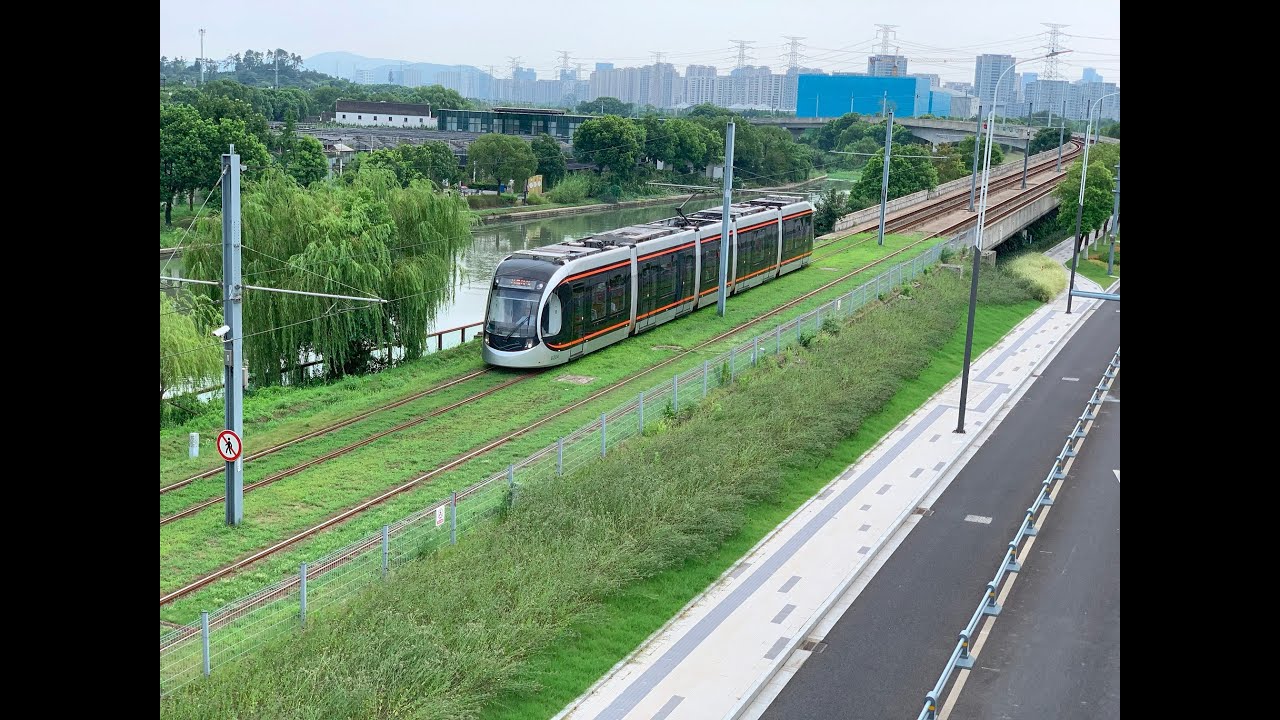 Suzhou New District Tram Line 2 Longkang Road to Suzhou Xinqu Station