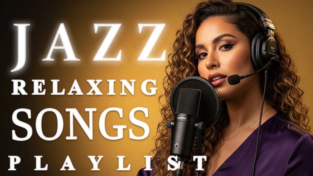 Romantic Smooth Jazz Lounge | Vokal Wanita untuk Relax & Healing
