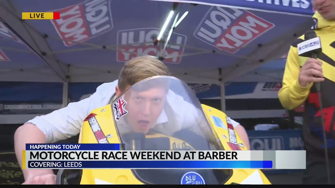 Motorcycle race weekend at Barber in Leeds