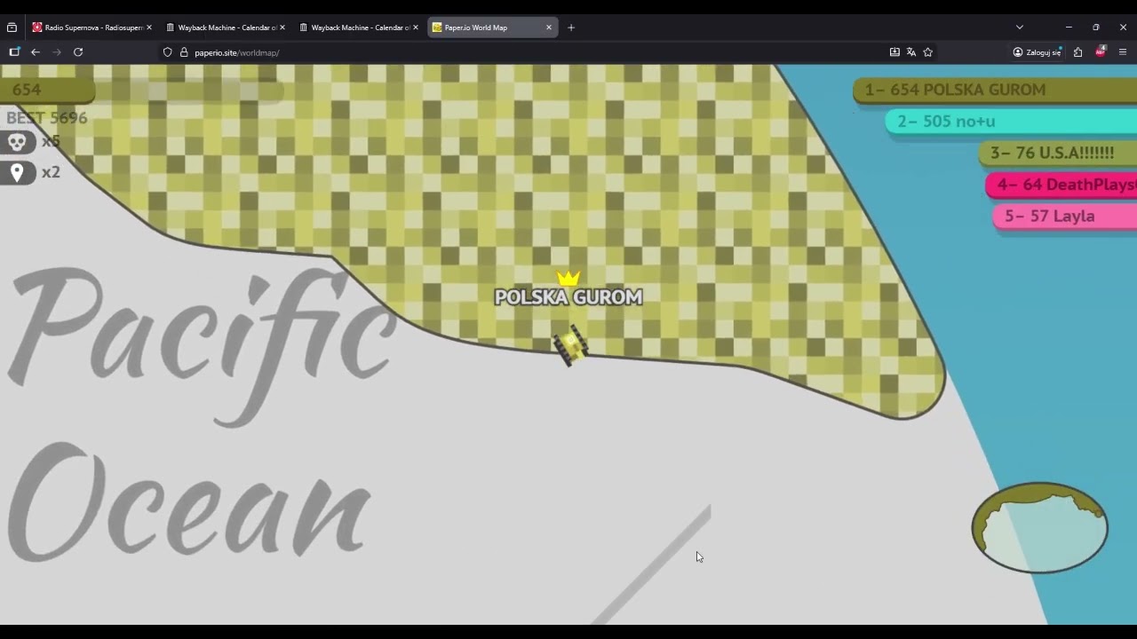 Paper.io 2 World Map