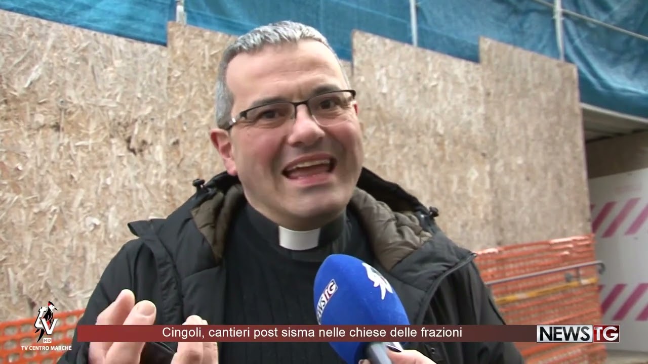 Cingoli, cantieri post sisma nelle chiese delle frazioni