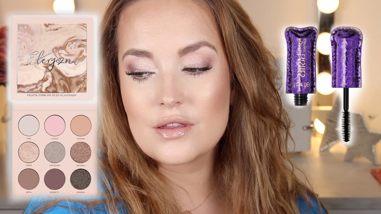 Super delikatny makijaż paletą ETERYCZNA