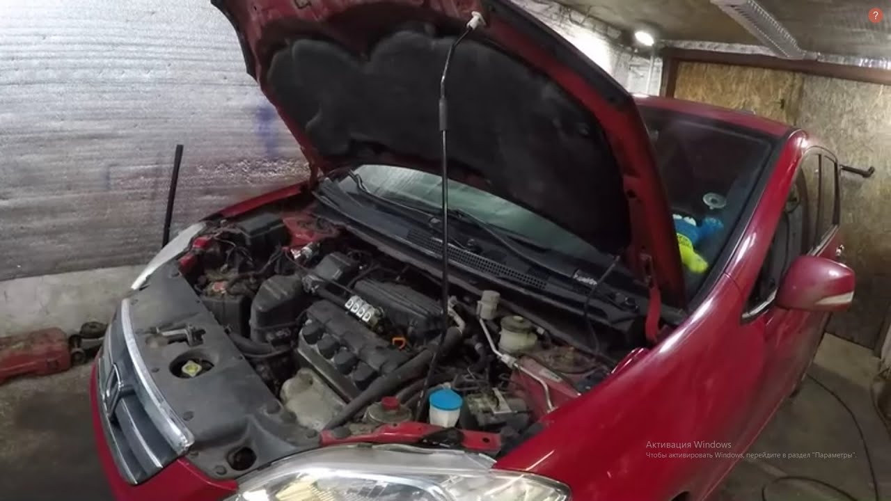 Honda FR-V.Регулировка клапанов.Плохо заводится на холодную.