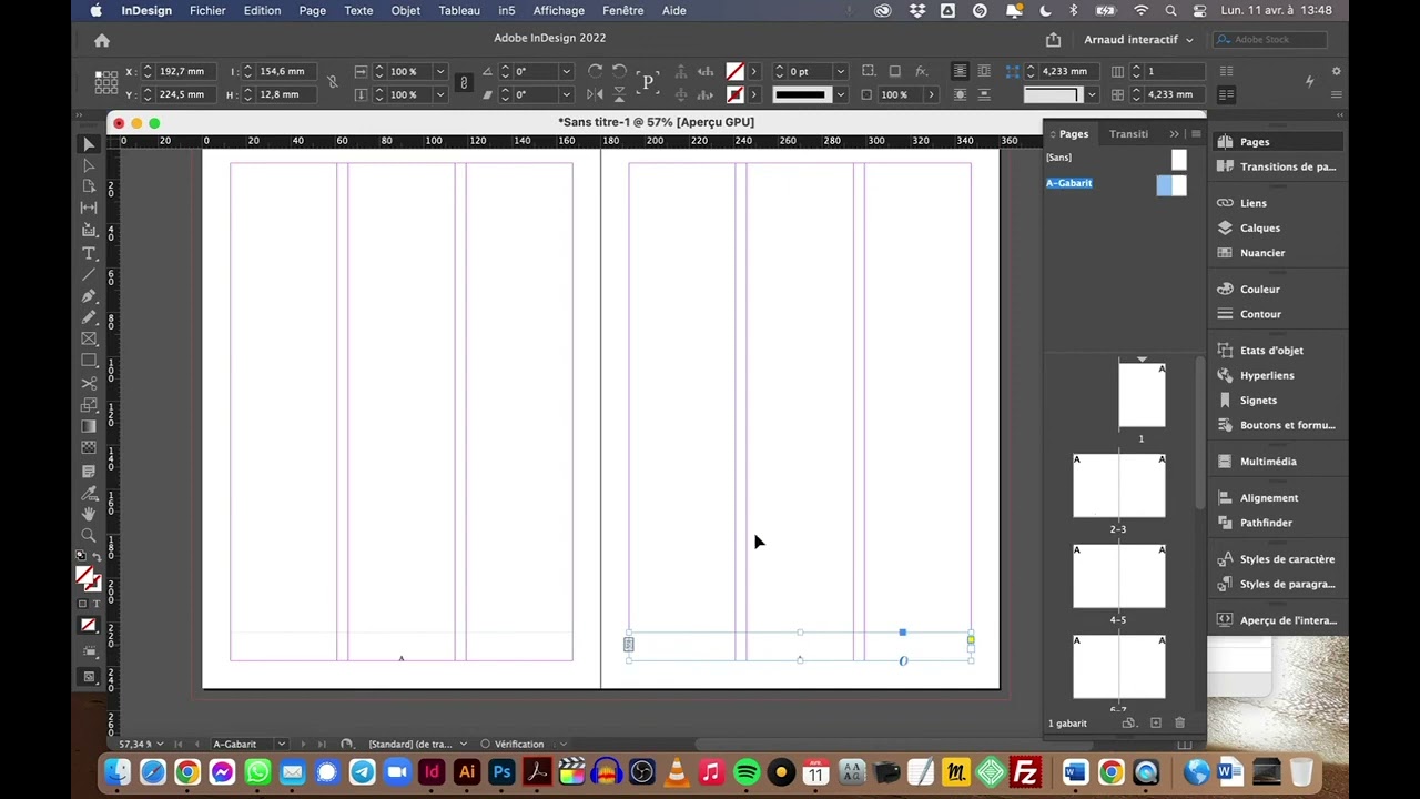 InDesign Créer une base de livret sur Indesign, facilement et rapidement