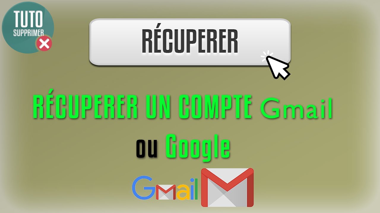 R&eacute;cup&eacute;rer un compte Gmail sans mot de passe, perdu ou pirat&eacute;