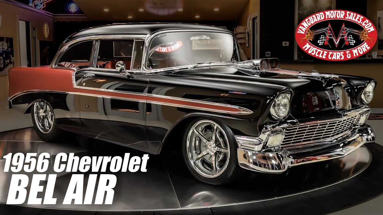 Продается отреставрированный Chevrolet Bel Air 1956 года выпуска, Vanguard Motor Sales, номер 8557.