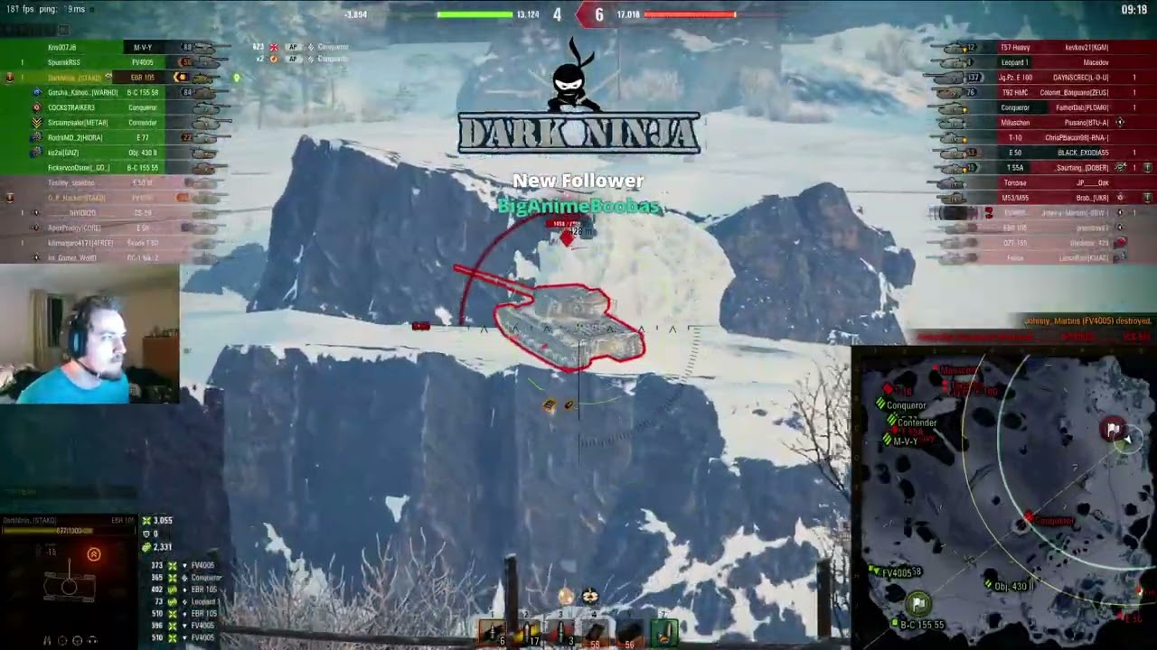 Pro EBR 105 Player Absolutely Dominates on Glacier (Behind Enemy Lines)