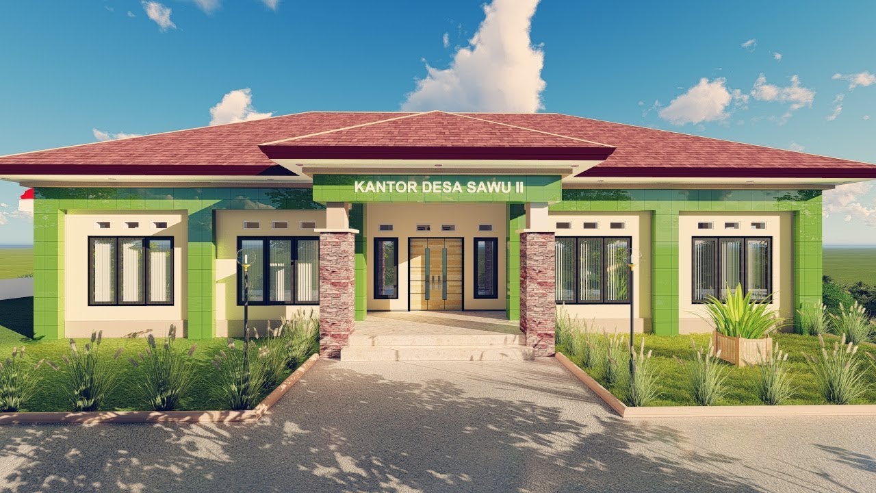 Animasi Kantor Desa Sawu II - Kab. Nagekeo Lumion_Animation