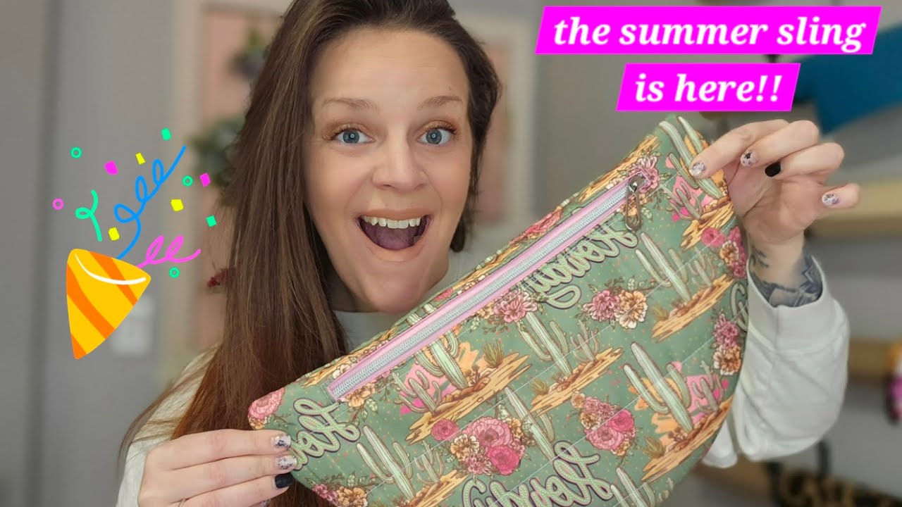 The Summer Sling!!! A FREE and beginner friendly SEW perfect for your next Market Day! 🌞🎉