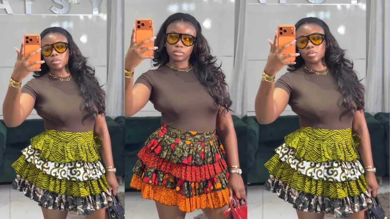 Как сшить многослойную юбку с тремя складками | Для начинающих | Подробный урок