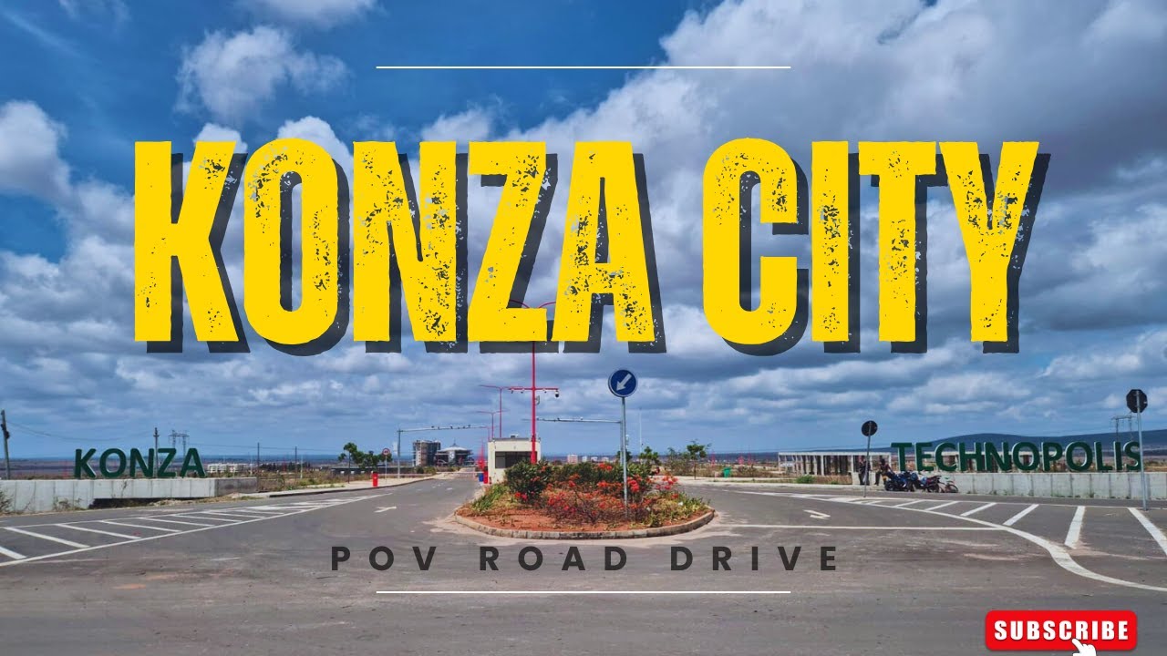 Driving inside  Konza City, Kenya (2025)