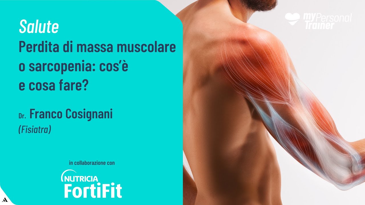 Perdita di massa muscolare o sarcopenia: cos'è e cosa fare