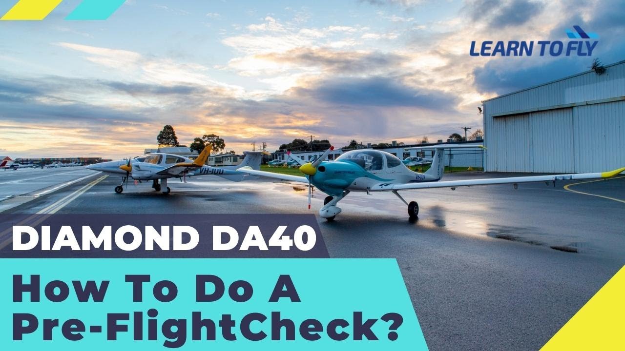 The Complete Guide To Pre-Flight Checking A Diamond DA40 Aircraft #PreFlightCheck #LearnToFly #DA40