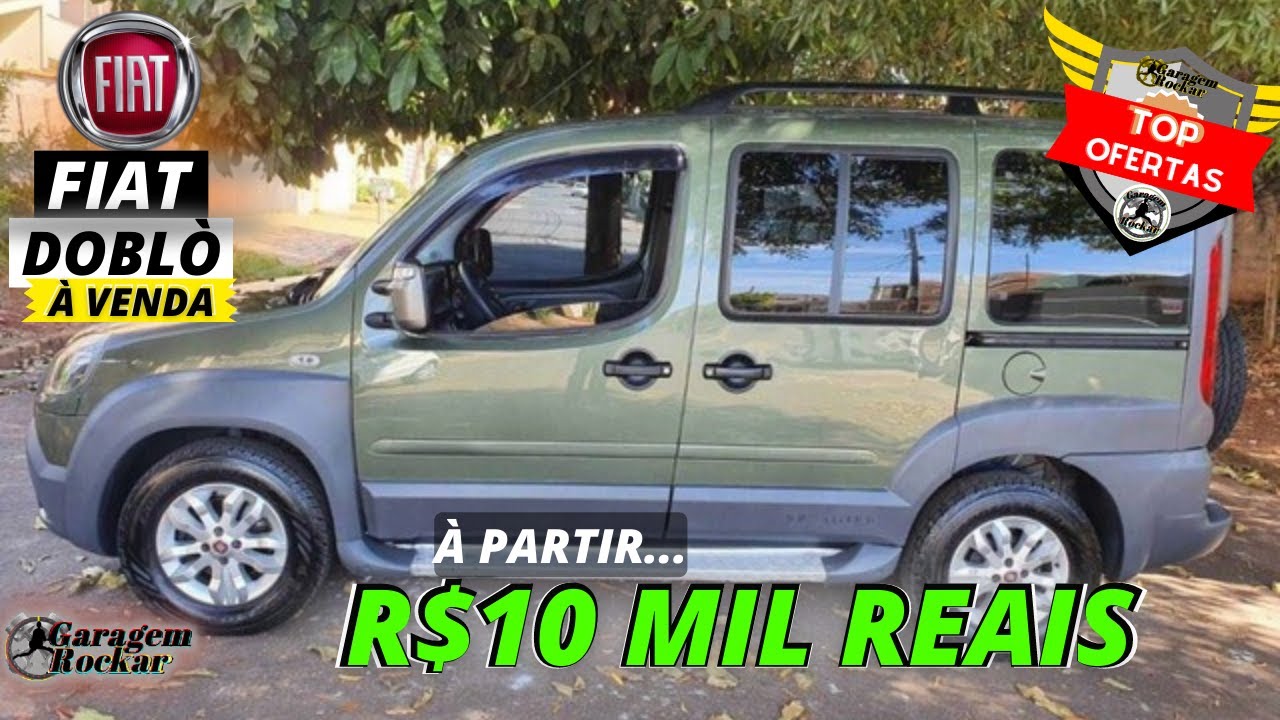 Fiat DOBLÒ a venda por [APENAS 10 MIL REAIS] Top Ofertas Rockar! #fiatdoblo #doblobarata #dobloolx