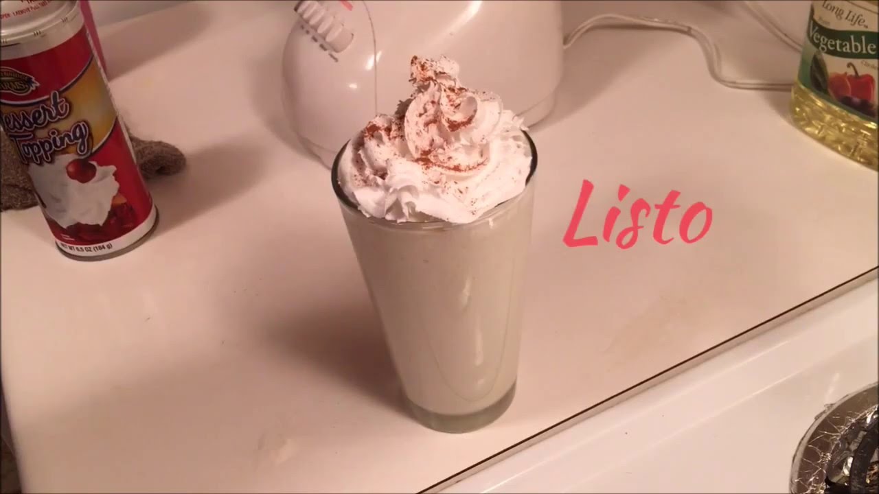 Frappe De Coco Facil y Rapido