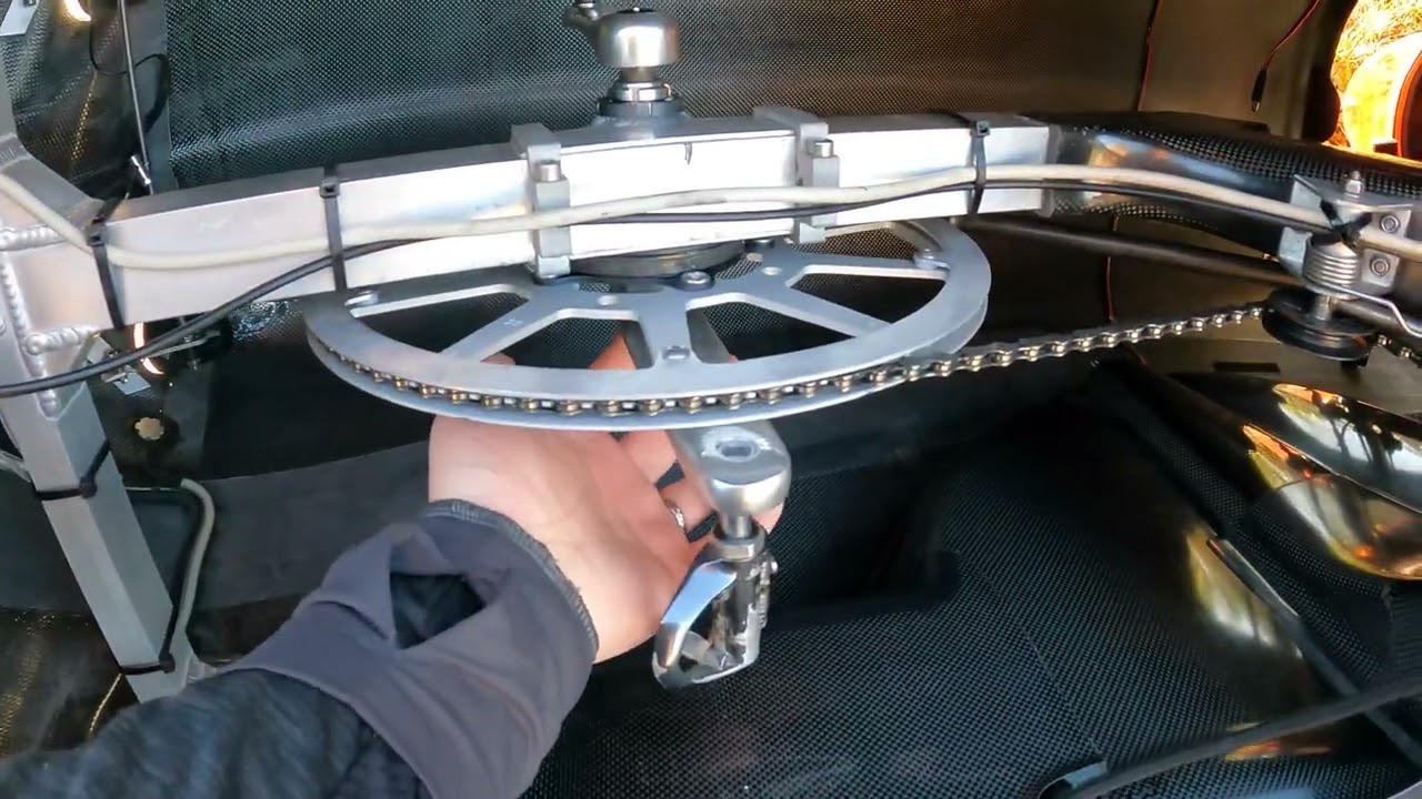 Schlumpf mountain drive on a velomobile