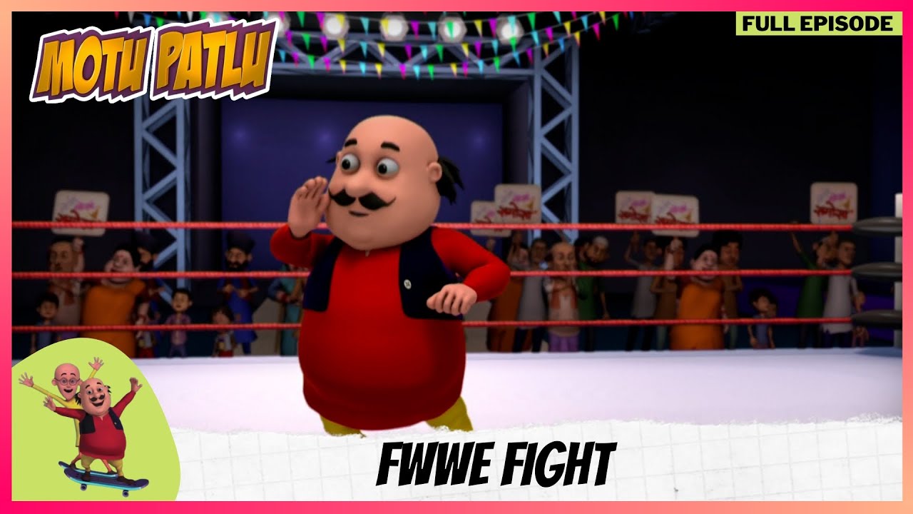 Motu Patlu | मोटू पतलू | Episode 32 | FWWE Fight
