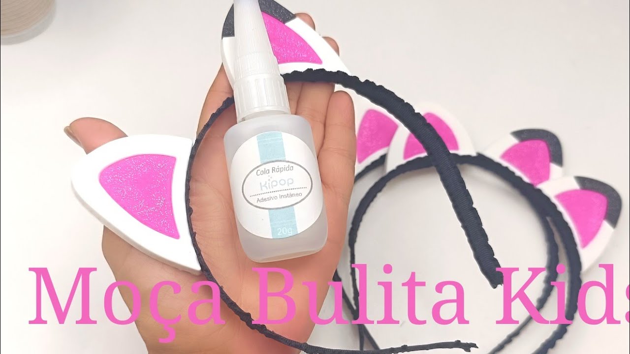 Cola para apliques  emborrachados, acrílico , biscuit Kipop 👏 Janaína Gonçalves